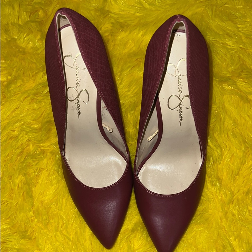 Jessica Simpson Red Heels Classic Pointed-Toe Pumps